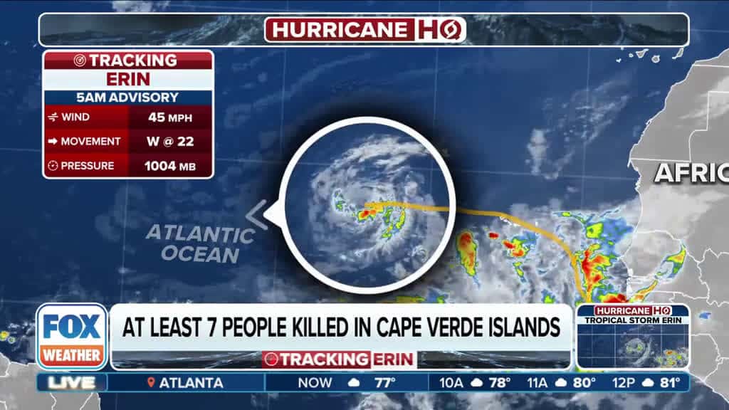 Cover for Hurricane Erin: East Coast Alert for Major Storm