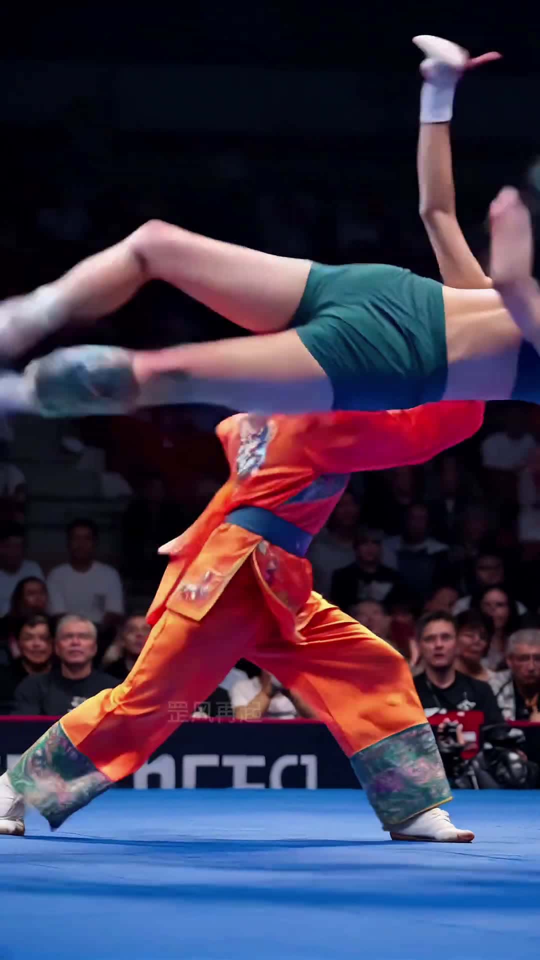 Cover for AI video: A Chinese beauty wins against Western combat legend! #fighting#beauty#CombatVictory#InspiringWomen#ai