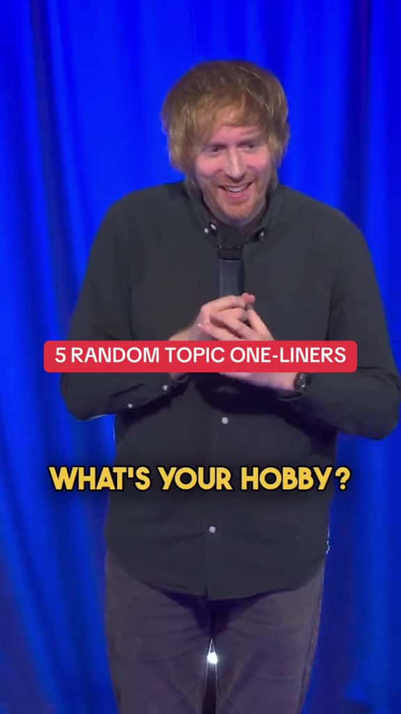 Cover for 5 one-liners  On tour now  funny jokes standup standupcomedy haha funny 48961 #trend