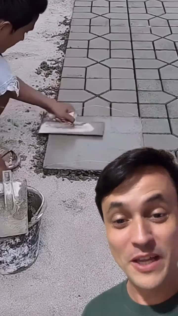 Cover for Ol construtores Super dica para esta forma para confeccionar pisos de concreto gostou Me pede os comentrios que eu te mando o link obra engenharia piso blococasaconstru