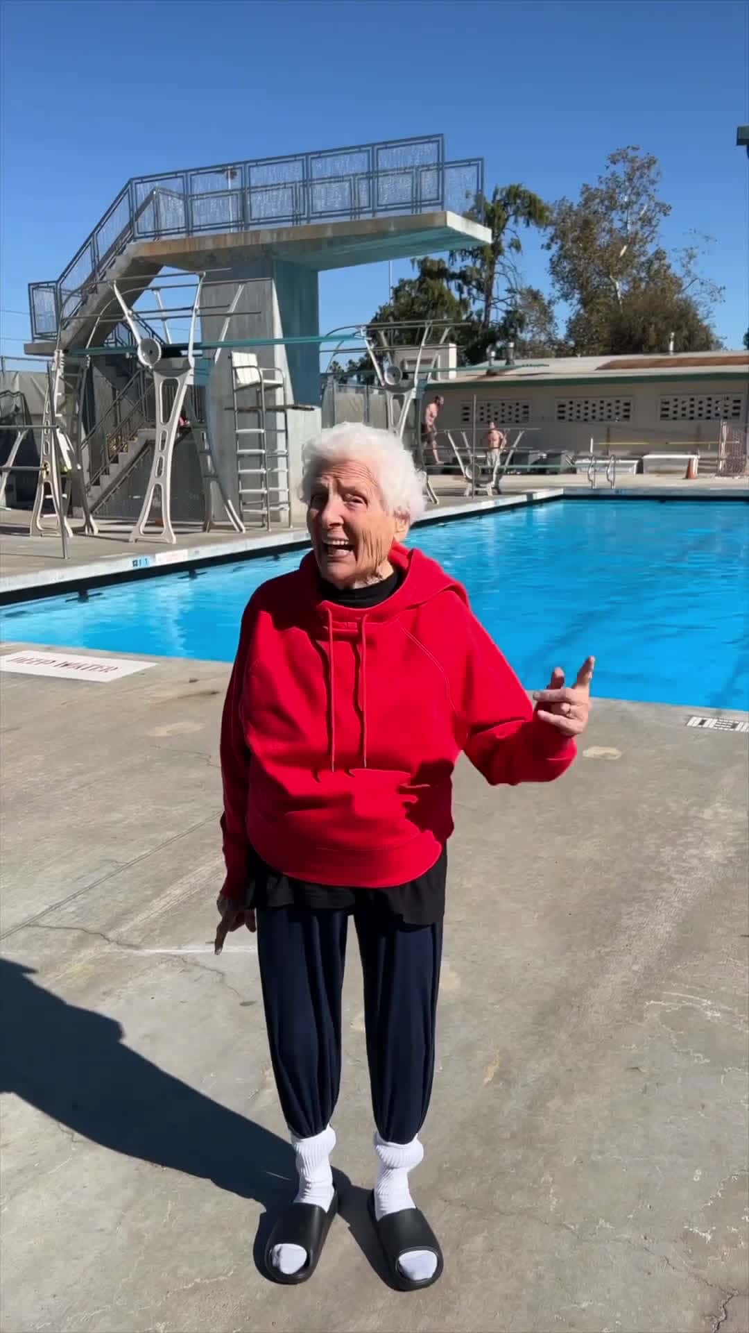 Cover for 97 Year Old Bellyflops Off High Dive