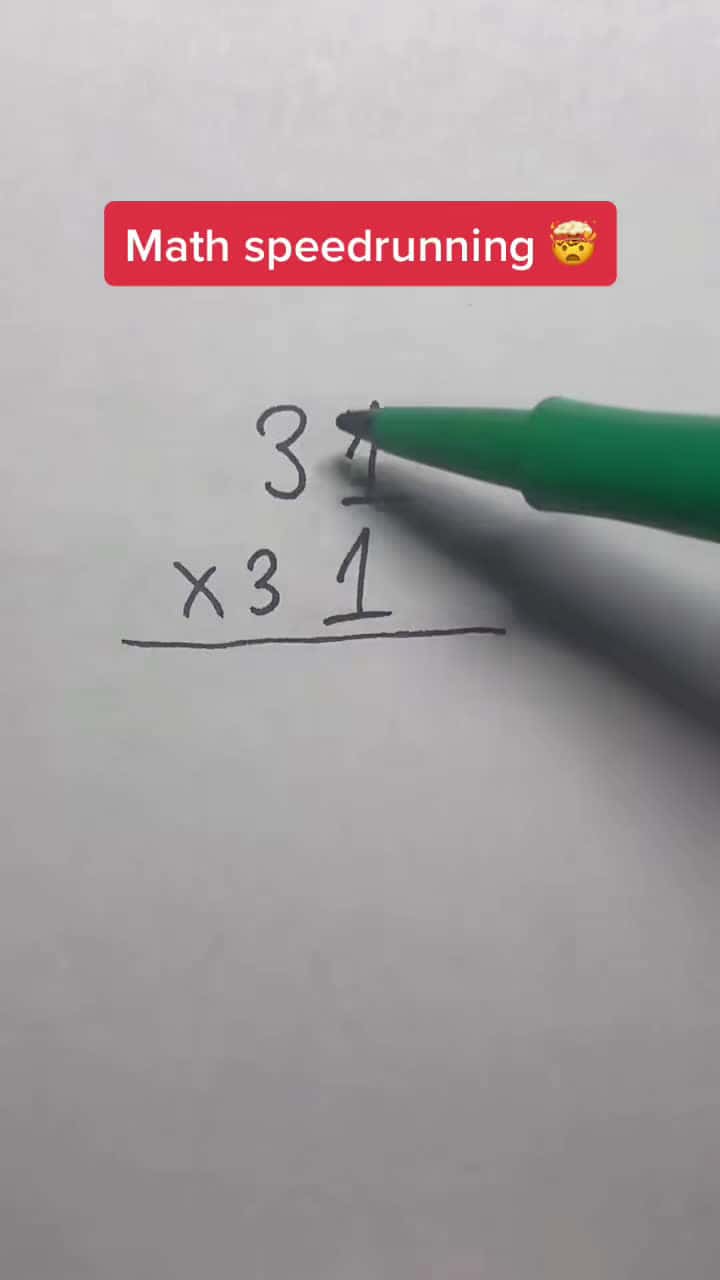 Cover for Should they make a speedrunning category for this? Will I be the wr holder? 😳 #math #mathtrick #xyzbca #algebra #foryou #fyp