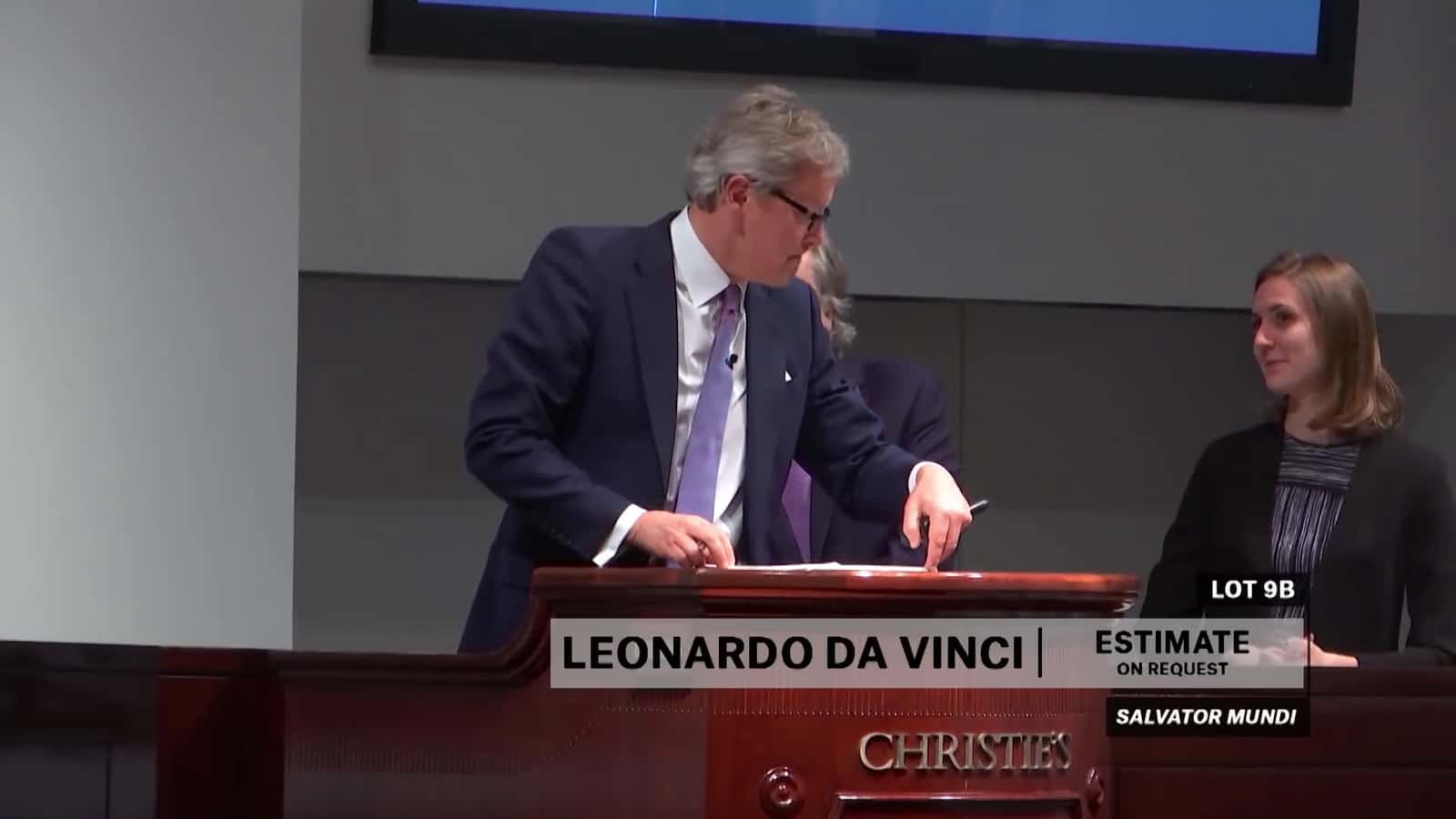 Cover for Leonardo da Vinci’s 'Salvator Mundi' shattered records—sold for $400 million at auction! 🖼️💰 #ArtHistory #Auction #LeonardoDaVinci #Masterpiece