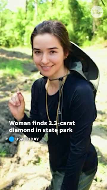 Cover for Woman finds 2.3-carat diamond in Arkans