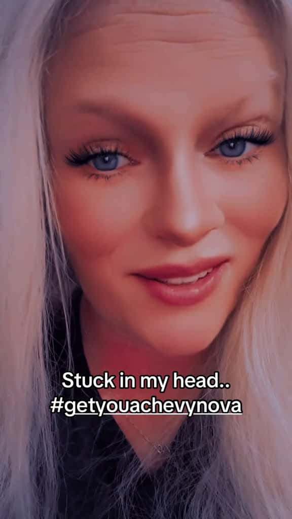 Cover for Stuck in my head, girl!  #getyouachevynova