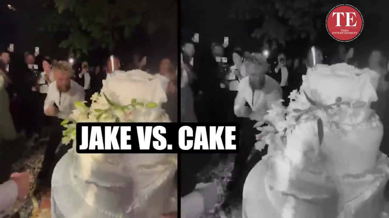 Cover for Wedding Chaos: Jake Paul’s Cake Punch Stuns Crowd at Logan Paul and Nina Agdal’s Ceremony