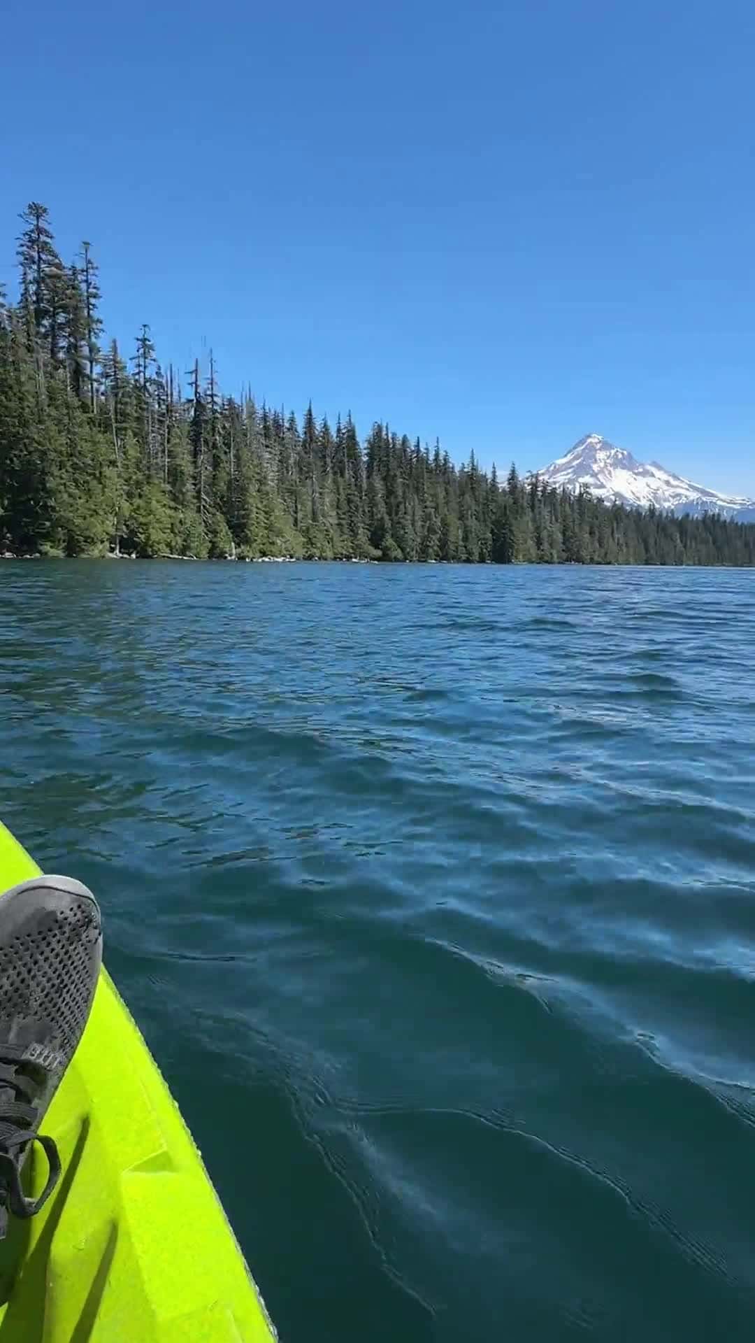 Cover for Sailing through serenity at Lost Lake, Oregon 🛶✨ #KayakingAdventure #ExploreOregon #NatureLovers