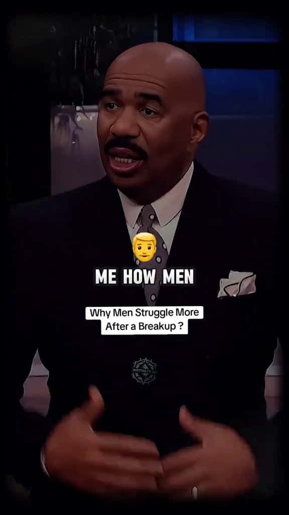 Cover for Why Men Struggle More After a Breakup  Steve Harvey Relationship Advice  relation 84598 #ilovescoopz