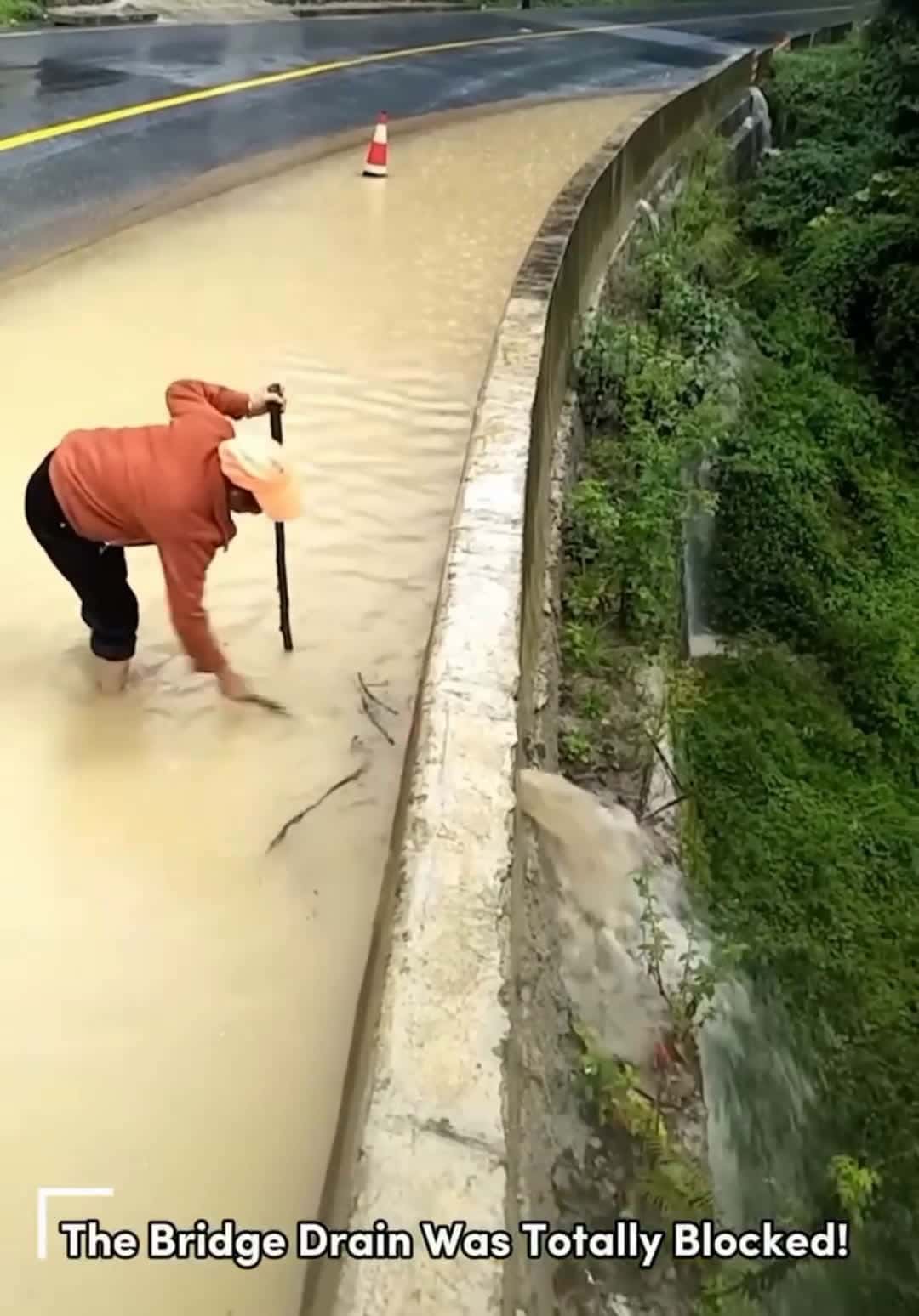 Cover for The Bridge Drain Was Totally Blocked!