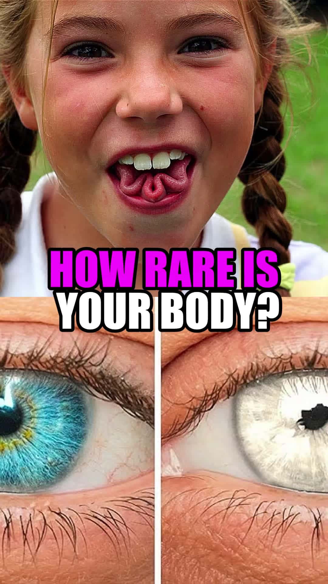 Cover for #TrueCrimeStories How rare is your body？ #curiosities #craziest #facts
