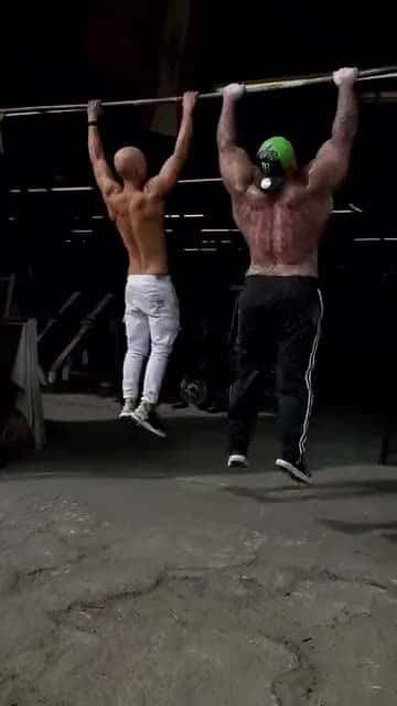 Cover for ! 3 Clap Pull - Ups 3 Pull - Ups 3 Front lever Raises Grinding with my bro bigscboy TAG someone you want to challenge