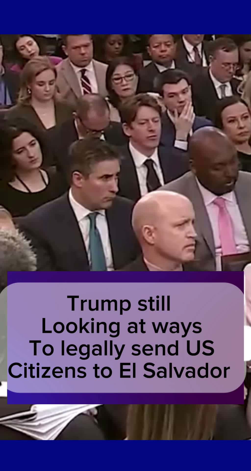 Cover for Is the Trump administration actually considering sending US citizens to El Salvador——Here’s what we know?