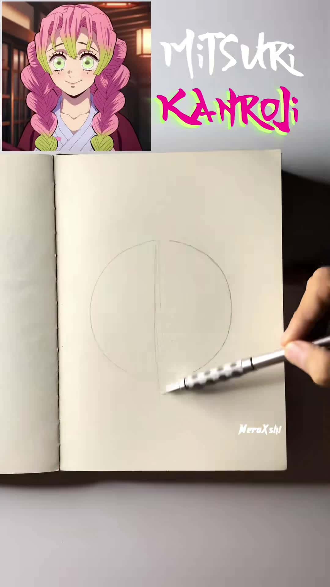 Cover for Drawing Mitsuriiii #kny #kimetsunoyaiba #demonslayer #anime #manga #mitsuri #mitsurikanroji