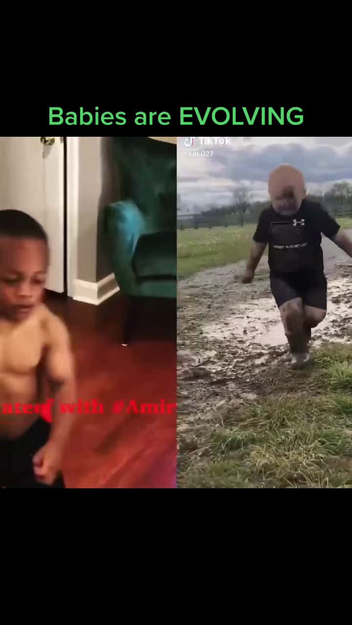 Cover for How are these babies so JACKED kat027 funny baby sports shout