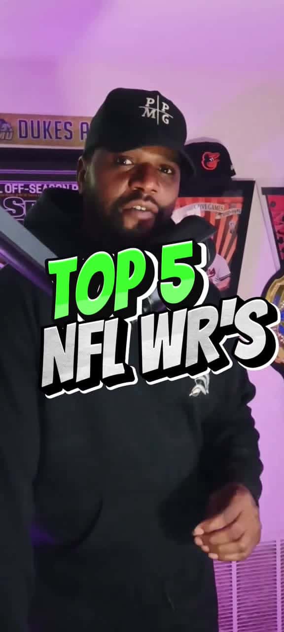 Cover for Top 5 NFL Wide Receivers  for the 2025 NFL Season!! #NFL #FOOTBALL #ESPN created by Scott Noble with <3’s original sound - <3