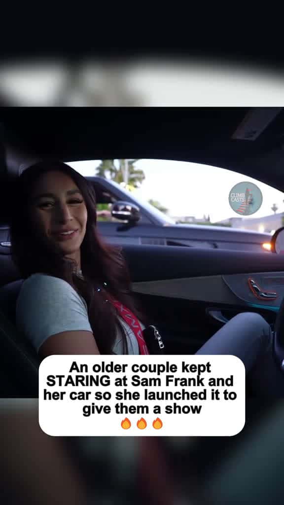 Cover for An older couple kept STARING at Sam Frank and her car so she launched it to give  72663 #trendingscoopz