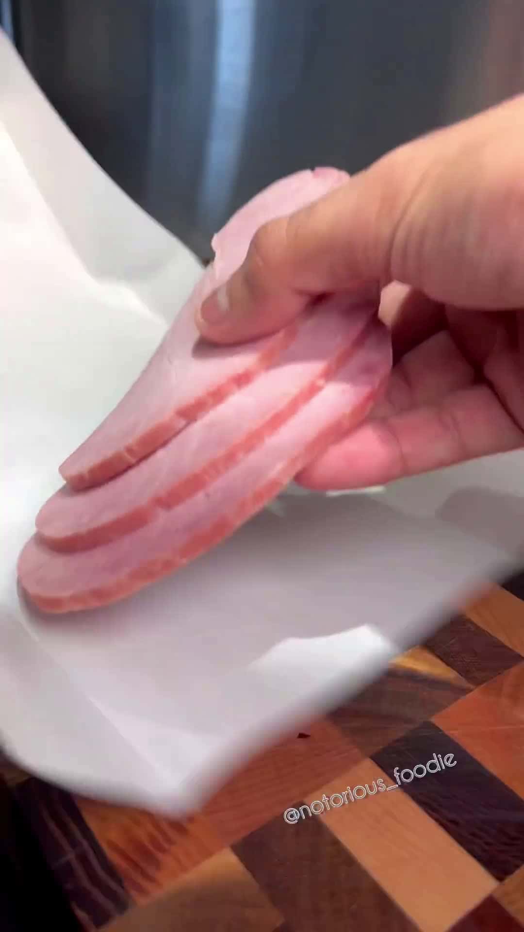 Cover for Home Cooking Sessions Ciprianis Baked Tagliolini A recreation of their famous and most indulgent pasta Full recipe below - 1 Slice up about 60g of thick cut Proscuitto cotto i