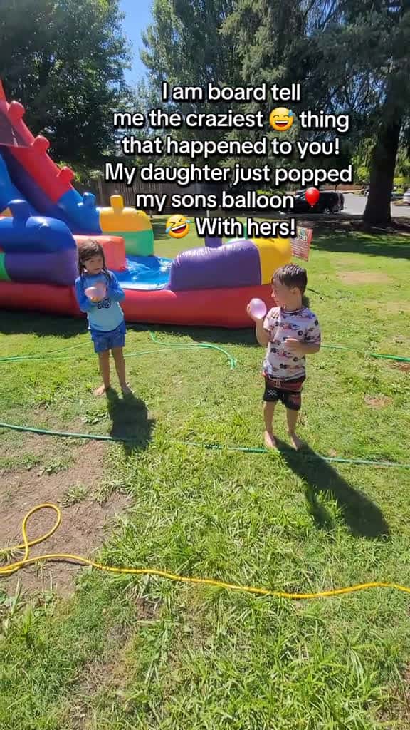 Cover for #bord #board #what  It was at a birthday party. She popped his ballon with hers! lol created by imapparent with NYES | Fashion’s original sound