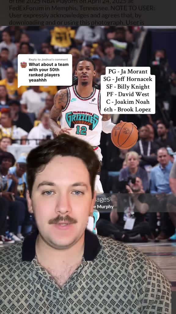 Cover for Replying to Joshua 50th team NBA basketball jamorant 35182 #ilovescoopz
