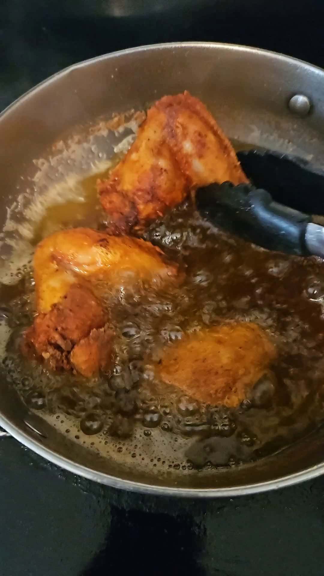 Cover for Fried chicken, please love yourself and follow.