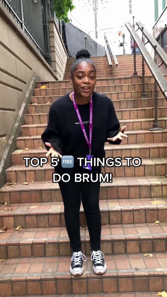 Cover for Top 5 FREE THINGS TO DO IN BRUM top5 free freethingstodo forfree freefun savingmoney money 64325 #trending