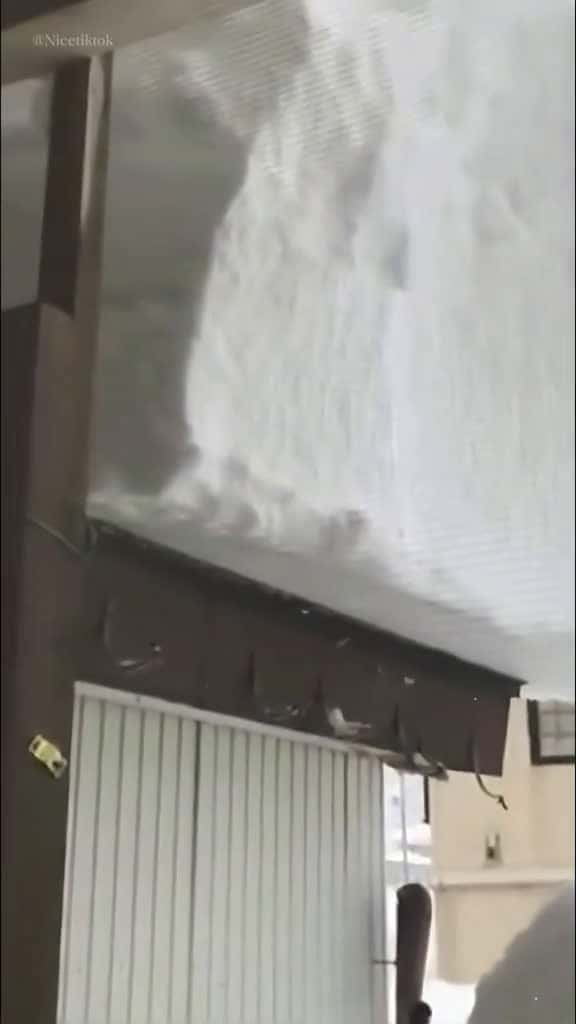 Cover for Roof snow removal satisfying snow fyp oddlysatisfying asmr winter 94829 #us