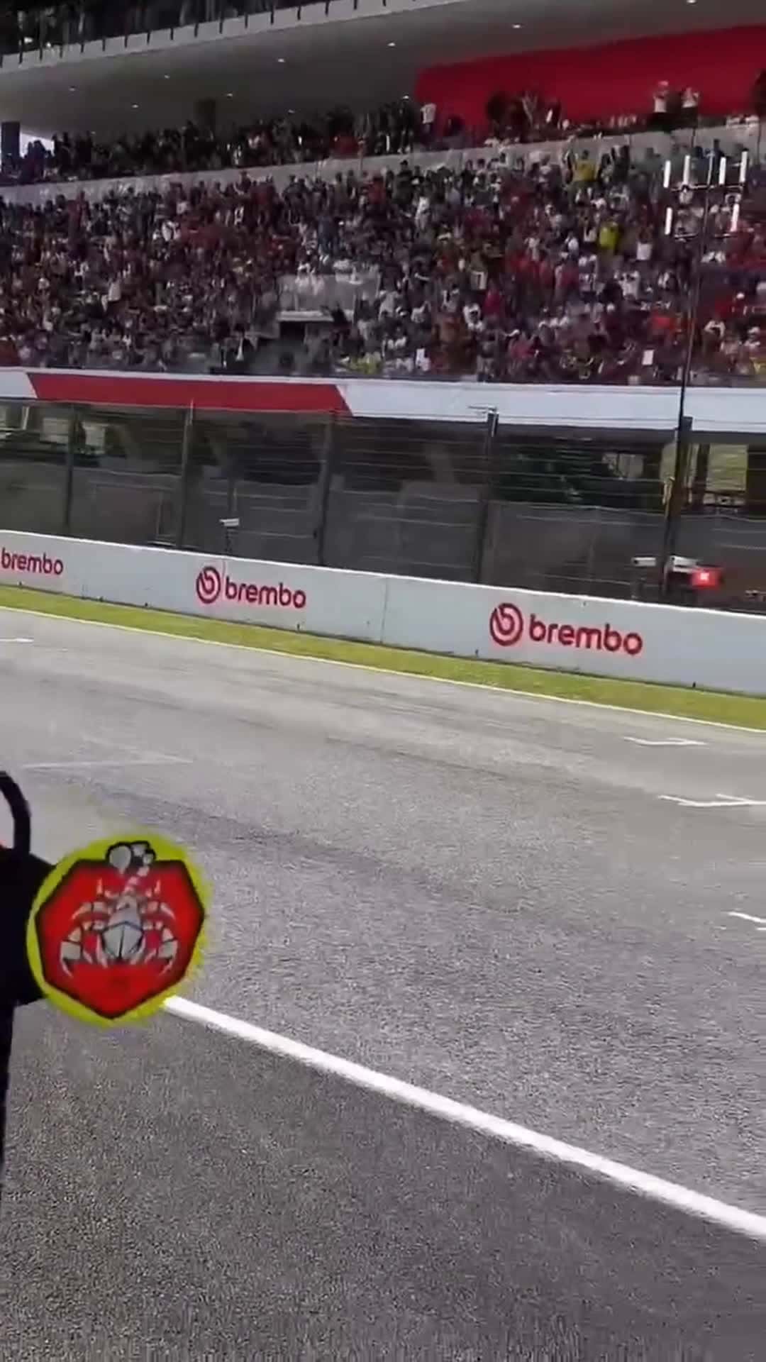 Cover for MotoGP over 300 km/h. Faster than the framerate.