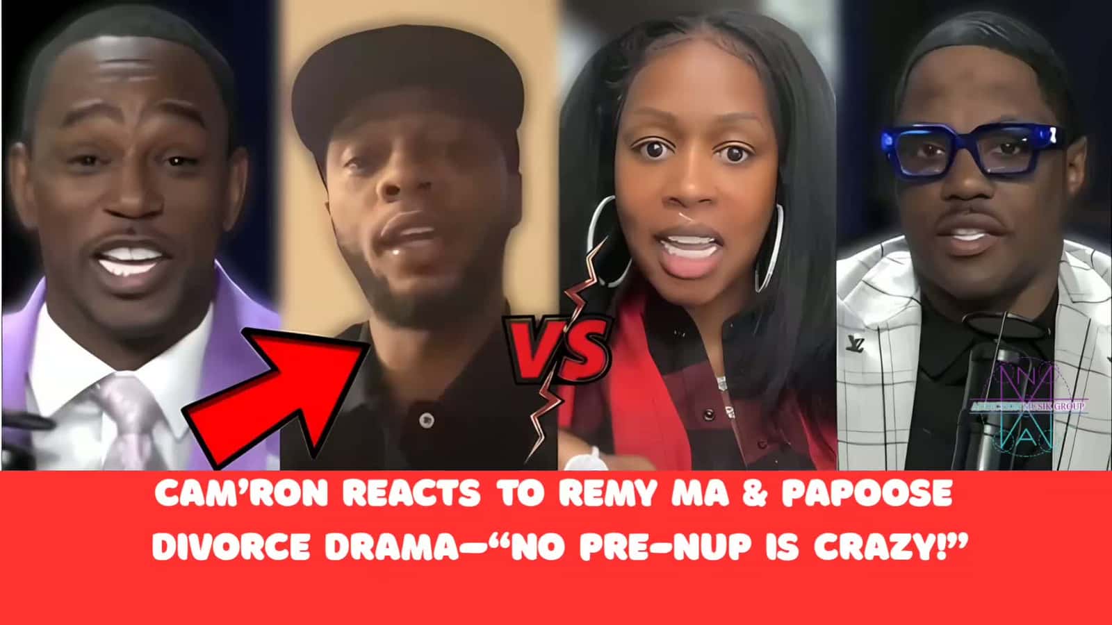 Cover for "No, Pre-Nup?!" Cam'ron Reacts To Remy Ma & Papoose Split🤯🤔...............................#hiphop #media#celebrity #entertainment #videos #viral#views#fyp#foryou#explore#people 