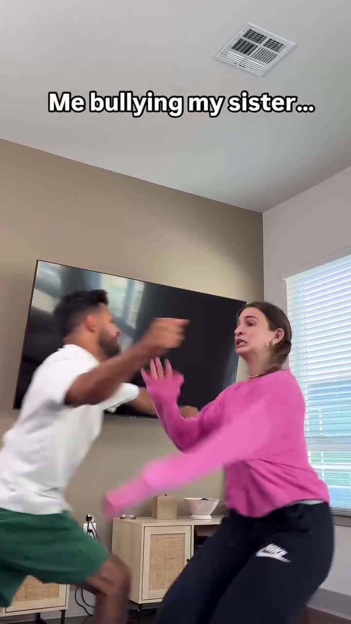 Cover for Me bullying my sister VS anyone else 👊🏼