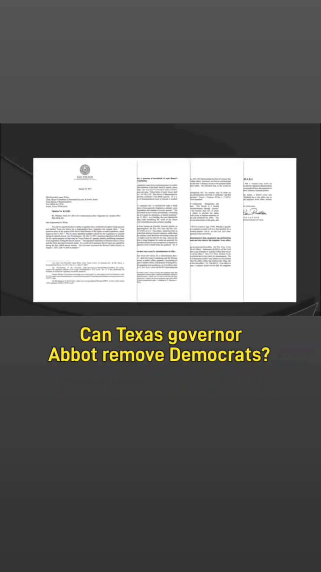 Cover for Texas governor wants to replace Democrats who fled the state  #Texas #governor #abbot #wants #replace #Democrats #who #fled #state
