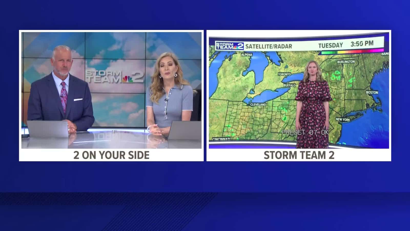 Cover for Storm Team 2 Evening forecast, August 5 2025