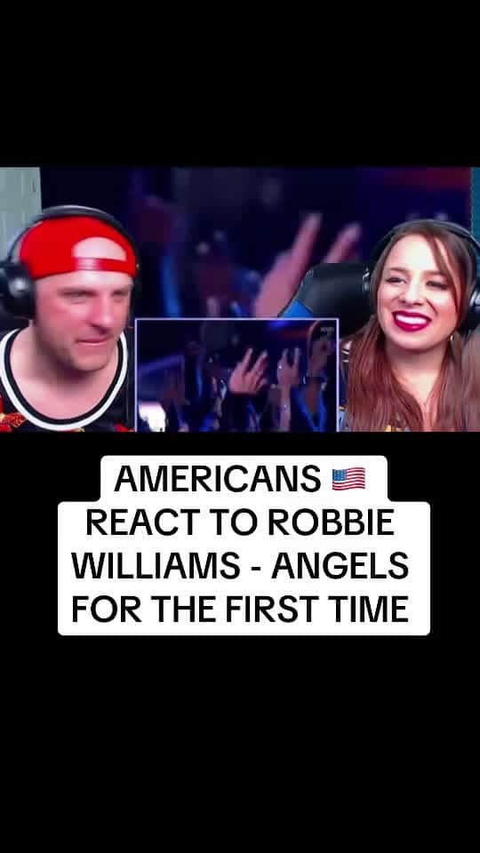 Cover for Americans react to Robbie Williams epic Angels performance live at Knebworth  the 09014 #nicevideo