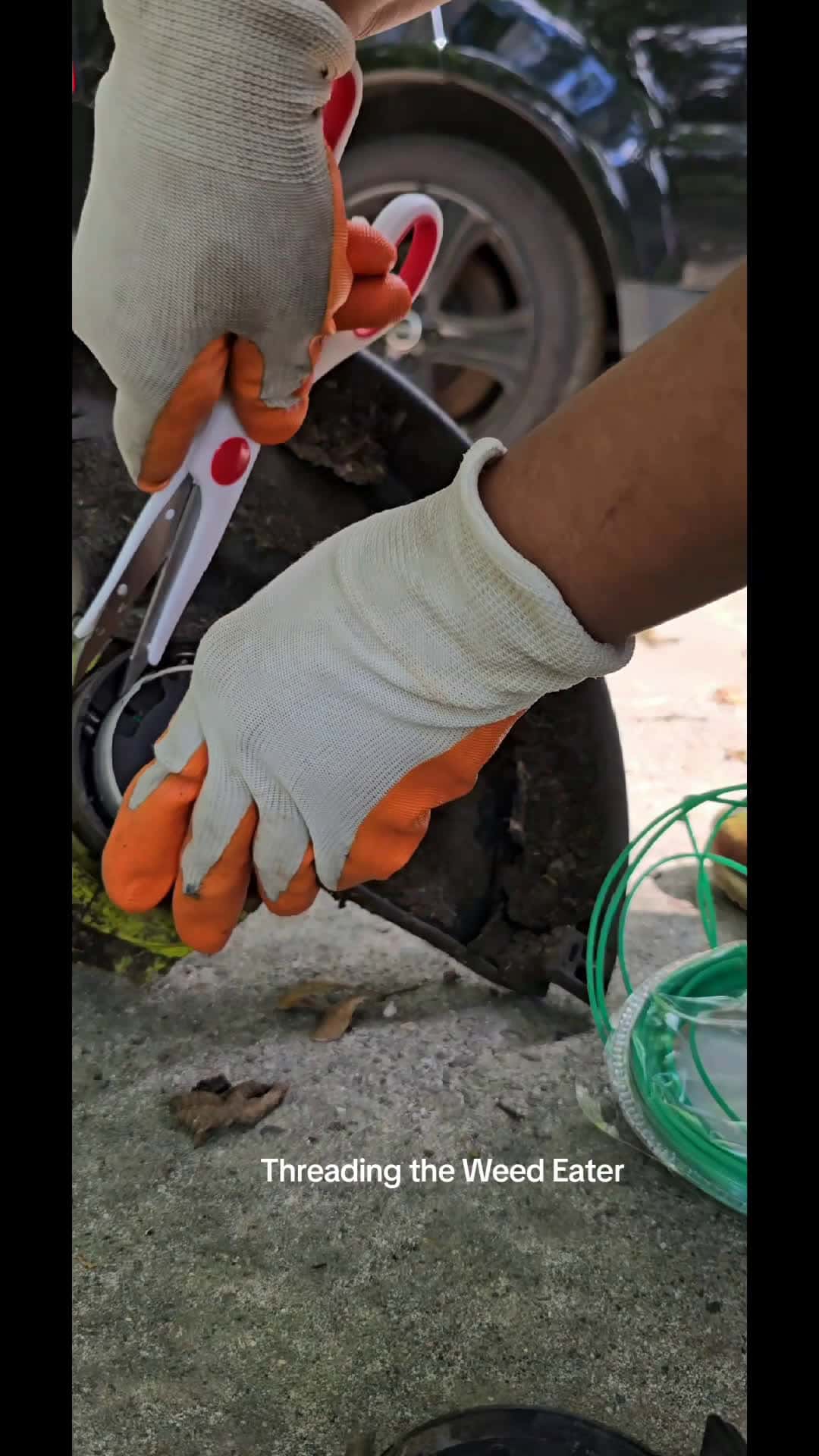 Cover for #goodThreading the weed eater