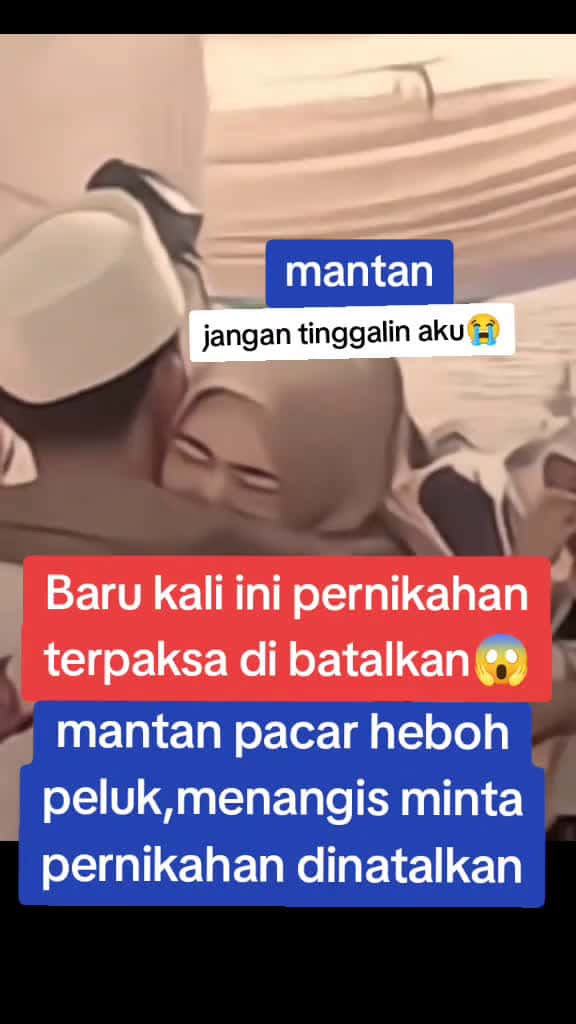 Cover for diduga tak mau ditinggalkan menikah wanita ini peluk erat pengantin pria beritate 16774 #shortvideos