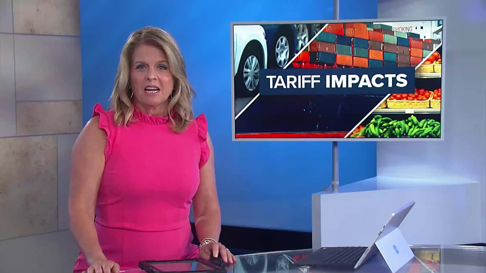 Cover for Trump's broad tariffs go into effect, just as economic pain is surfacing