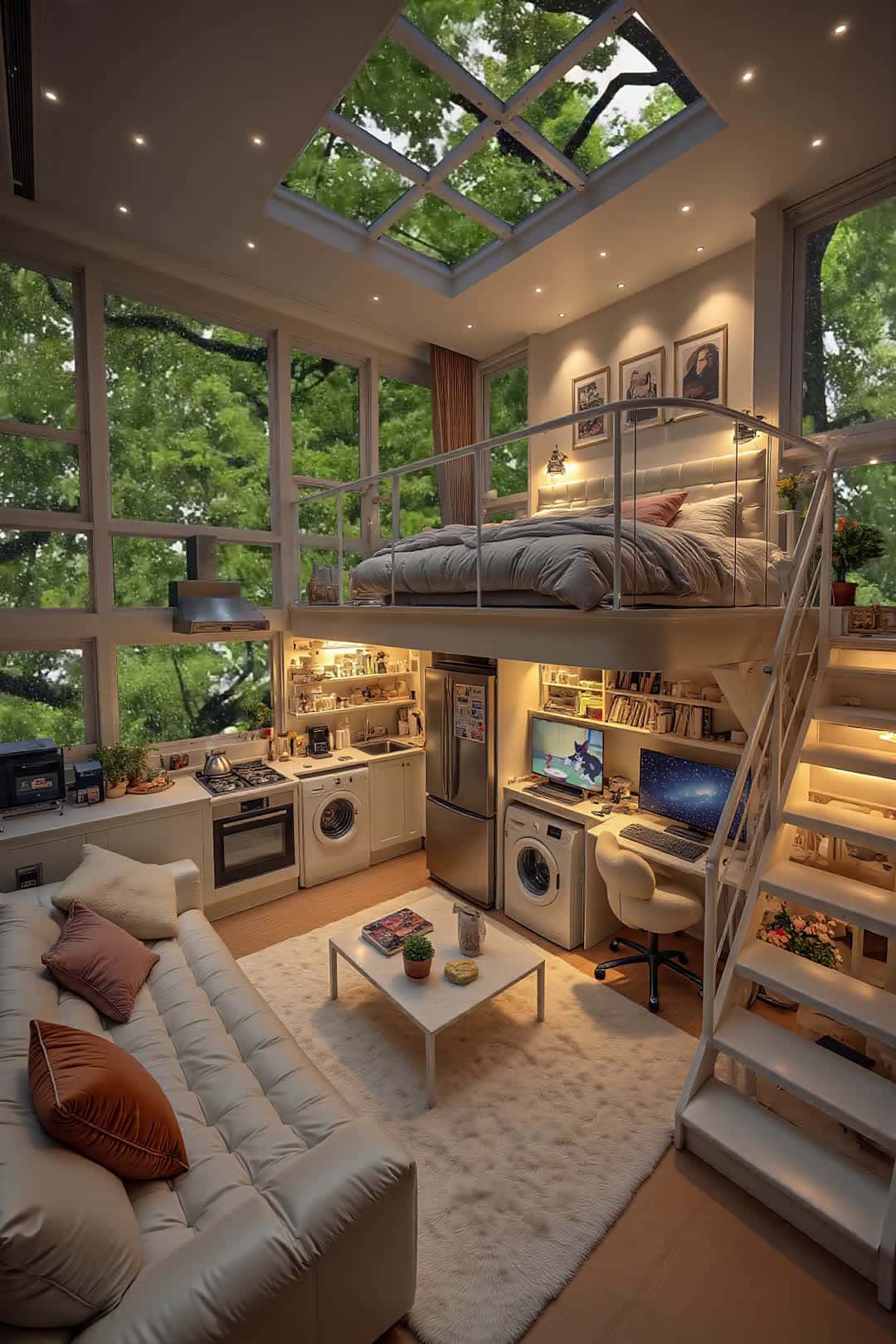 Cover for AIsolitary retreat: Cozy hut in woods, perfect alone getaway #cabinvibes #alonetime #natureescape #AIcontent