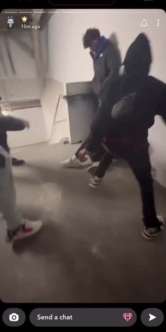 Cover for #NYFights  #Fightcam   #yns Kid Gets Backdoored By His “Friend” n his opps Rob Him n he piss himself😭
