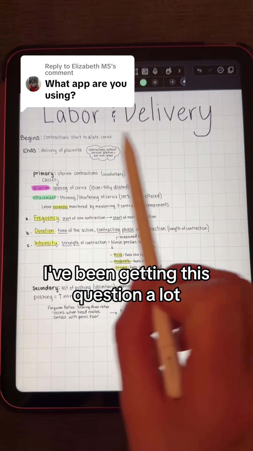 Cover for Replying to @Elizabeth MS this is how I use @Notability to make my nursing notes.