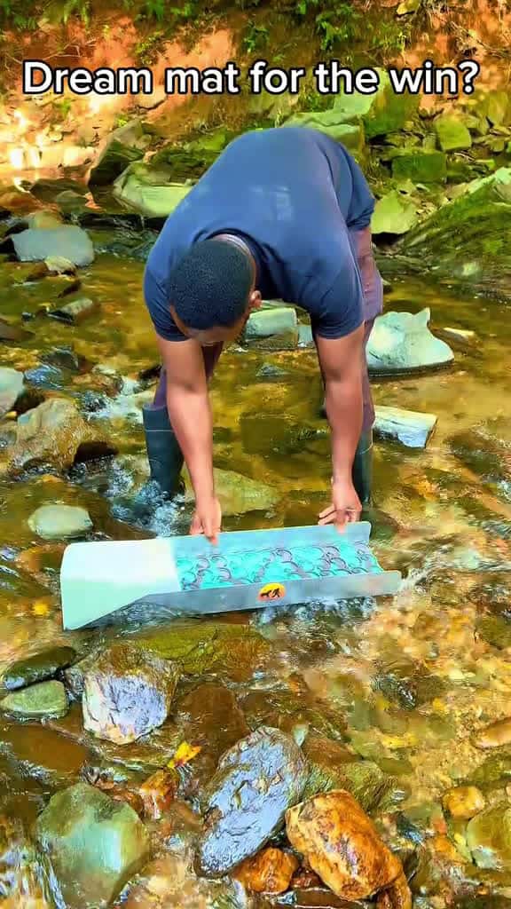 Cover for The gold hunting saga continues #gold #oro #emas #goldmining #goldprospecting #goldrush #goldpanning #fyp #viral #fypシ created by Mini prospector with Mini prospector’s original sound