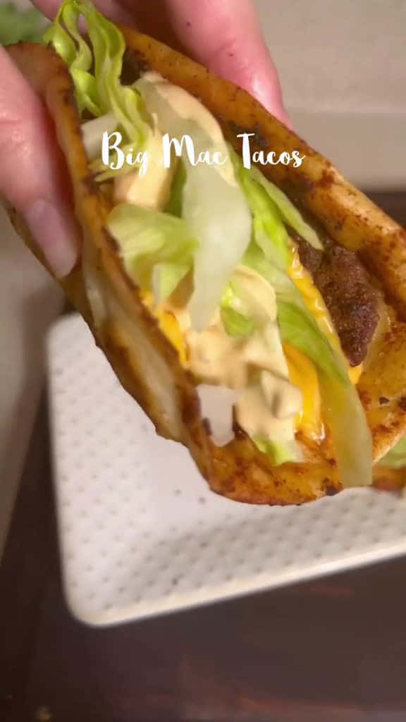 Cover for Big Mac tacos Yall trying this or what  bigmacsauce bigmactacos dinner tacos 63498 #followMe