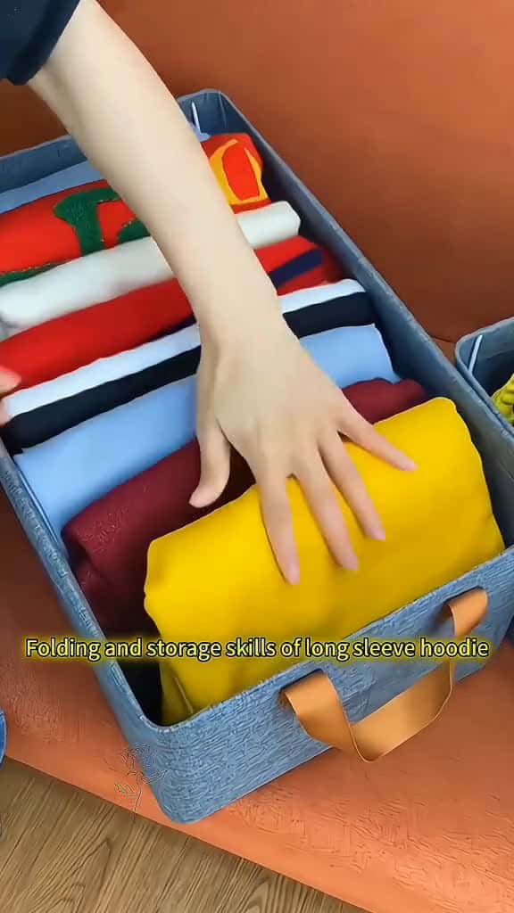 Cover for T-shirt folding storage methodfolding storage storagebox foldingclothes storageha 82606 #america