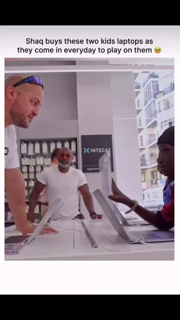 Cover for Generosity 😊🥹#shaqoneil #GivingBack #BeKind #KindnessMatters #HelpingOthers #Generosity #InspireChange #MakeADifference #LaptopsForKids #ShaqCares #FYP #ForYou #ForYouPage #FYPシ #viralkindness #FirstVideoChallenge