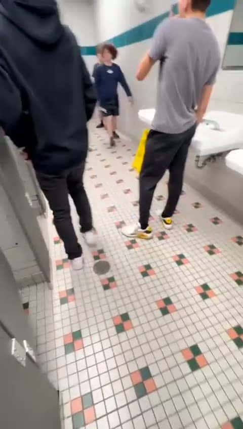 Cover for Crazy fight in a bathroom