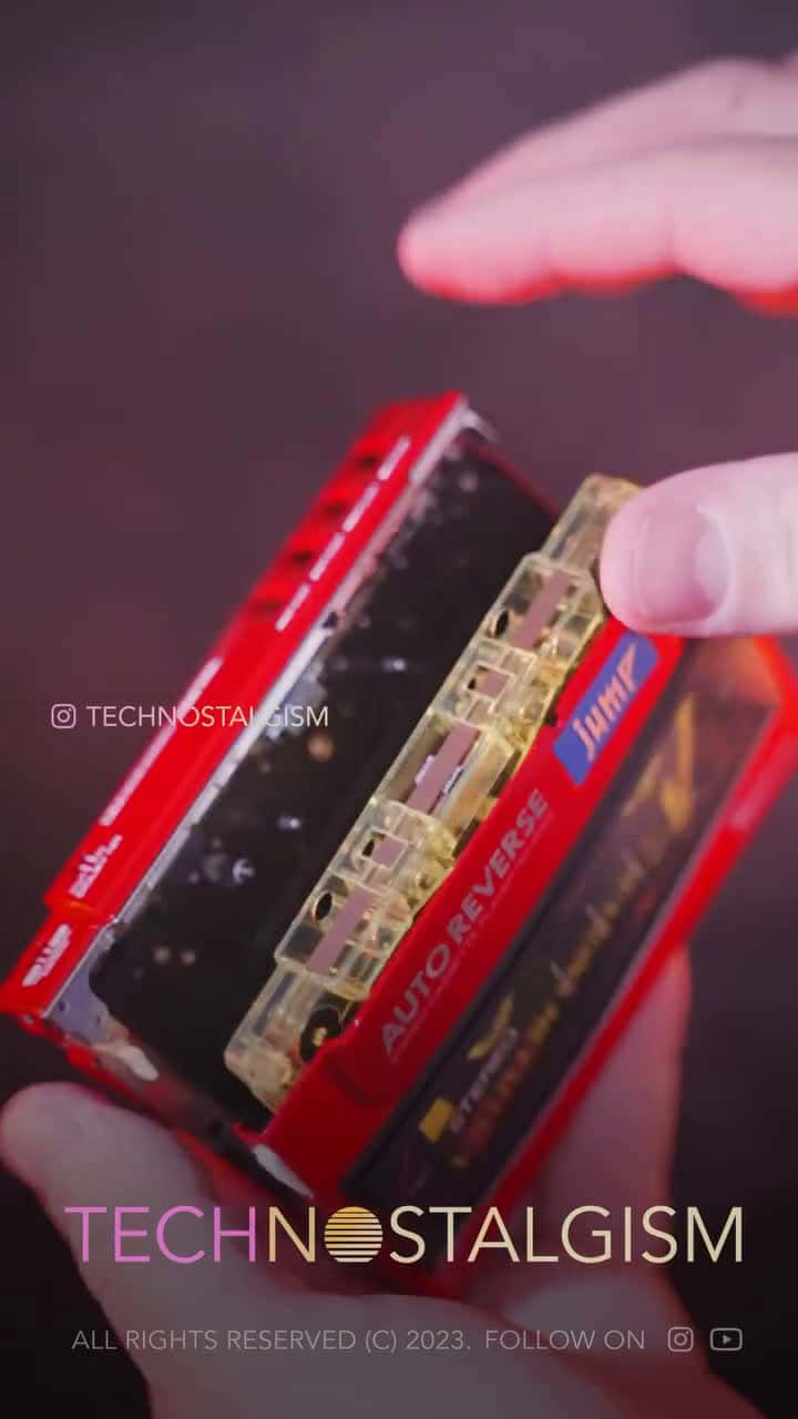 Cover for JUMP, is one of the rarest cassette players around, and one with a few very interesting features