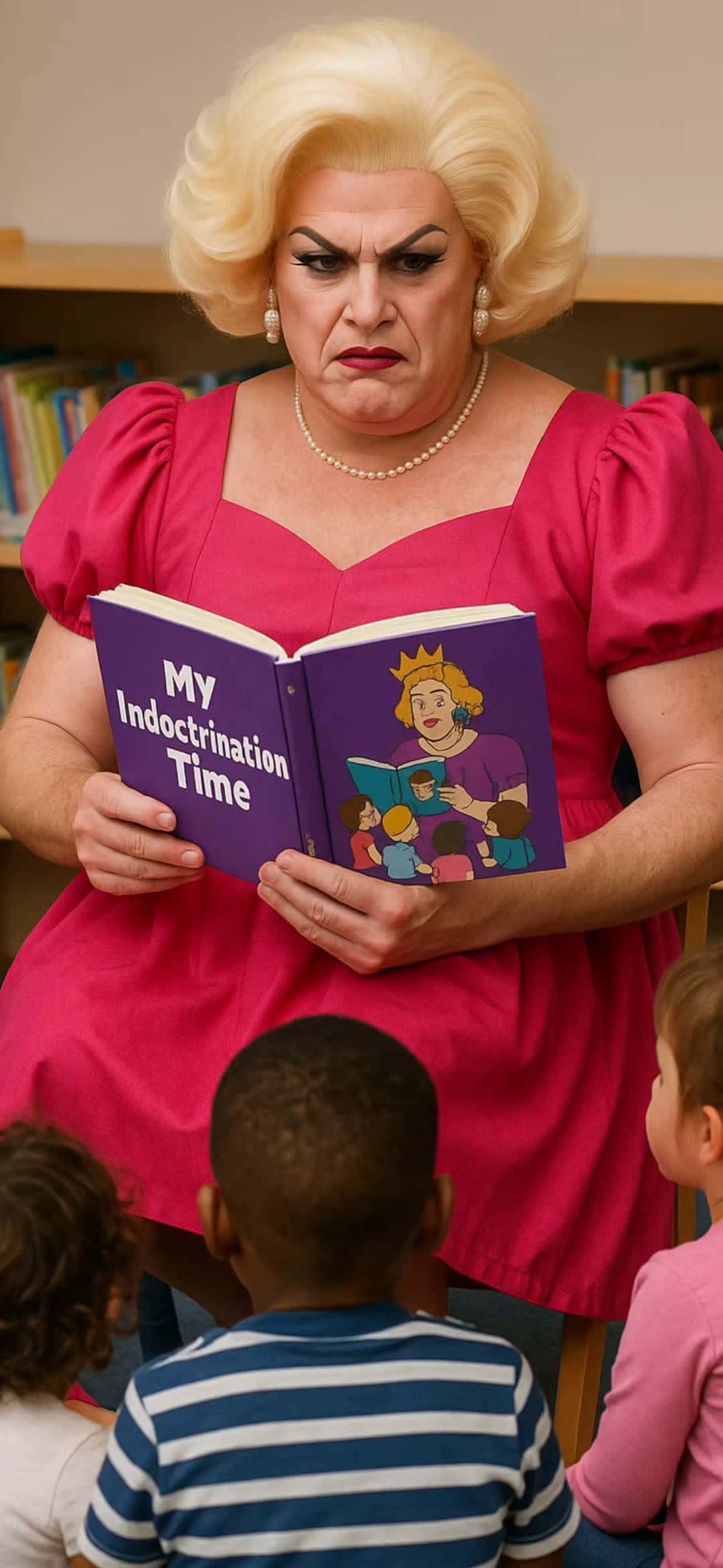 Cover for #lgbtq #dragqueen #fypシ #children #teacher 