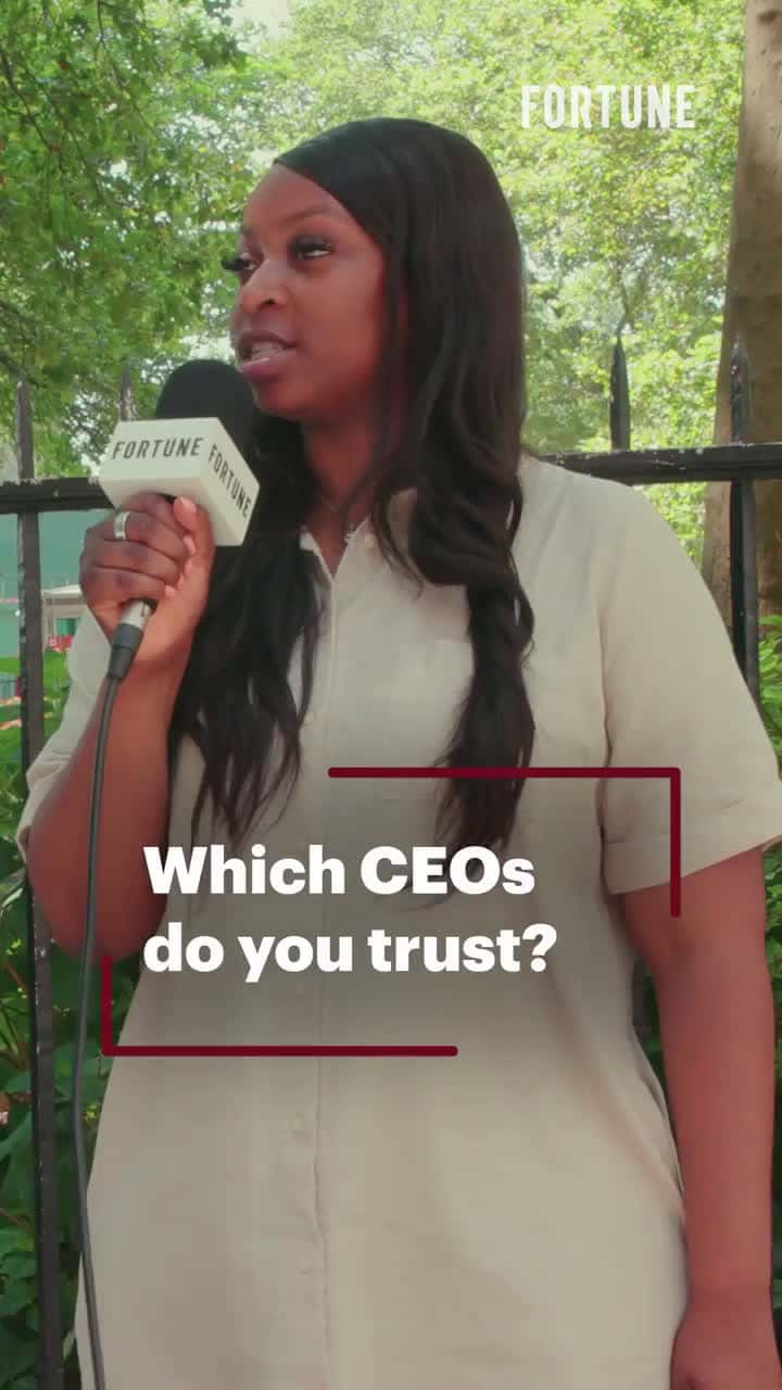 Cover for "Trust is a big word, and I haven’t met them personally."⁠⁠In honor of the 2025 People in Business List, we asked New Yorkers which CEOs they admire the most.⁠⁠🔗 Click the link in the bio to see the full list