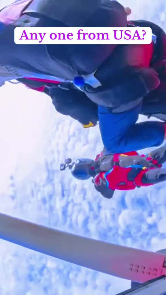 Cover for skydiving jump thrillseeker adrenaline viral videos skydive 47030 #trending