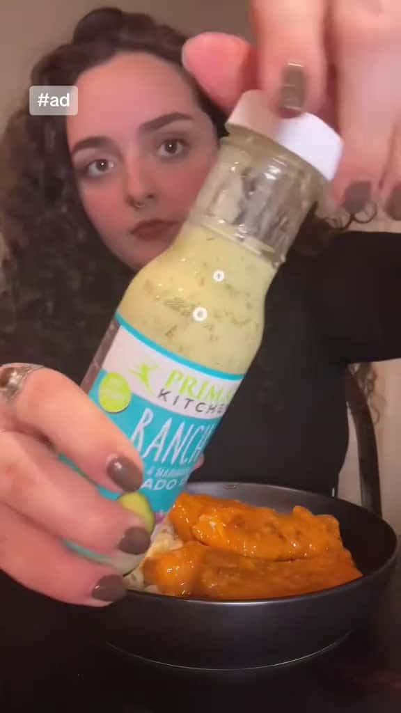 Cover for ad buffalo tossed tenders  mac using Primal Kitchen Foods primalkitchen  eatwithm 98638 #shortvideos