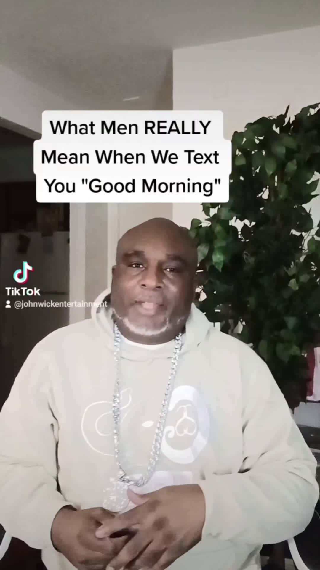 Cover for What we really mean when we text a woman good morning . 💯 #relationshipadvice #relationship #singleman #chicagotiktok #chicago #fyp #fypシ #fypシ゚viral #fypage #viral #viralentertainment411  