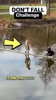 Cover for DONT FALL IN THE WATER CHALLENGE!